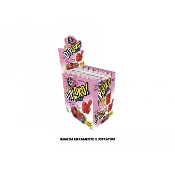 PIRULITO - DIPLOKO - 11g EXPLOSIVE FRUTAS VERMELHAS - DP15